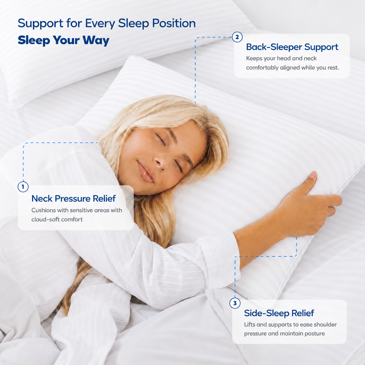 LUNIO 6 STARS HOTEL PILLOW