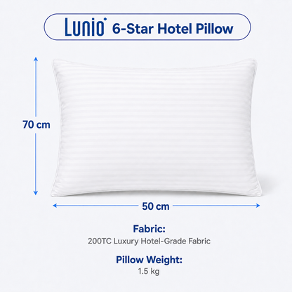 LUNIO 6 STARS HOTEL PILLOW